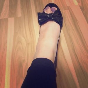 Patent Leather Marc Fisher Peep Toe Heels